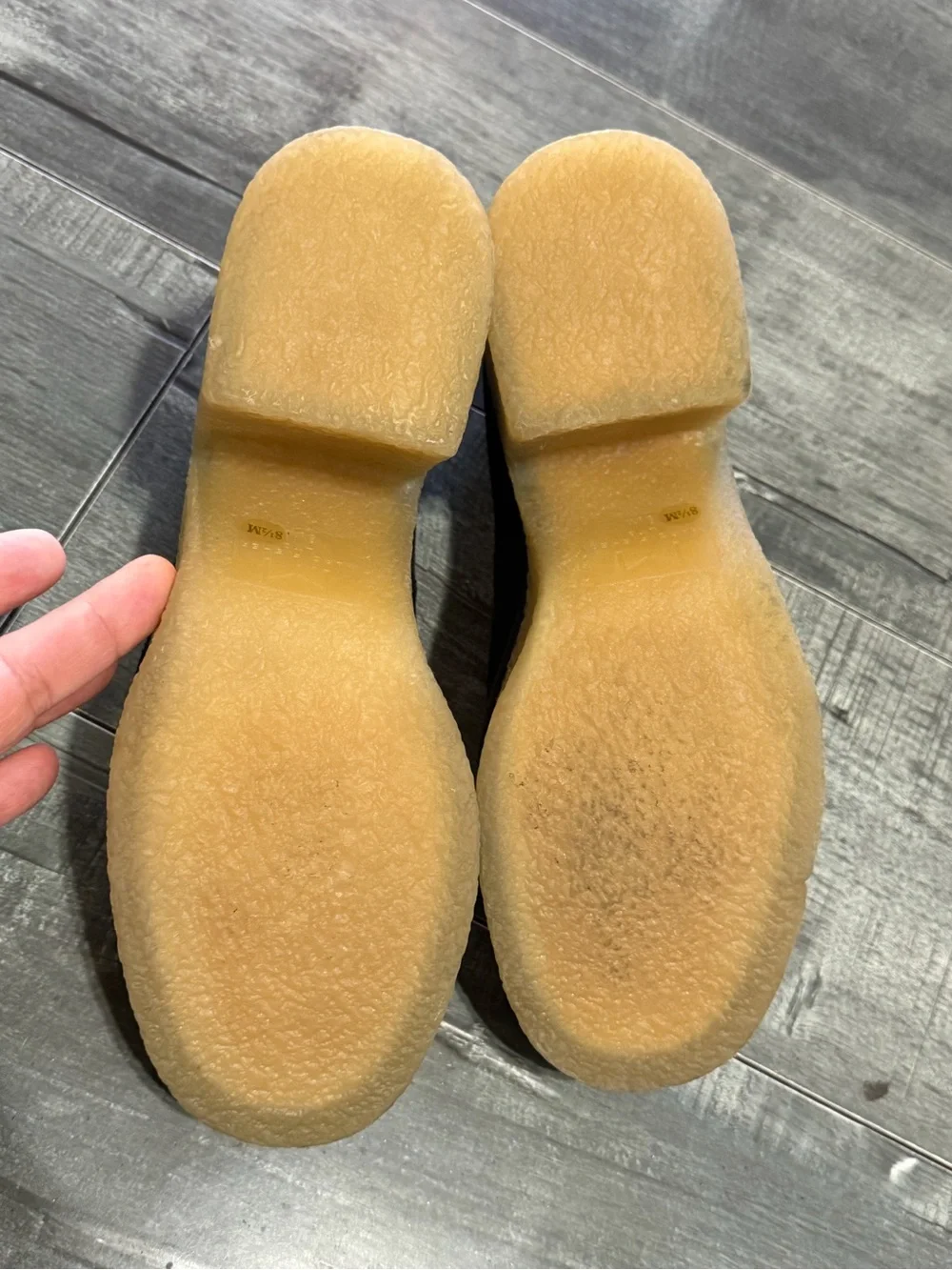 Marc Fisher Lina Slip-On Platform Loafer Heel Pumps Suede Chunky 8.5 NWOB